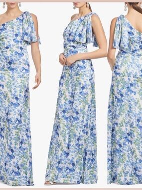 New Sachin & Babi One Shoulder Gown